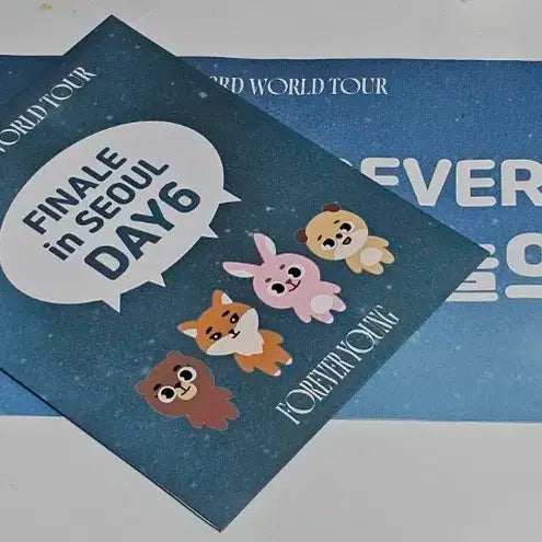 데이식스 피날레콘 막막 day6 입장기프트(종이슬로건)