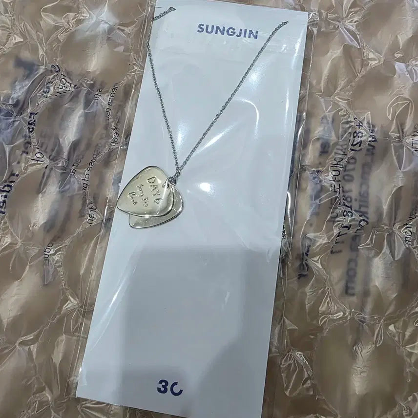 데이식스 성진 30 기타피크 목걸이