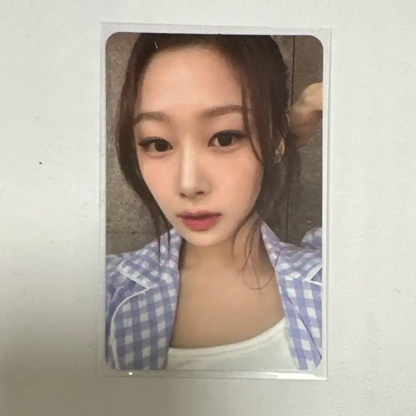 에스파 지젤 핑크 크리스마스 포카
