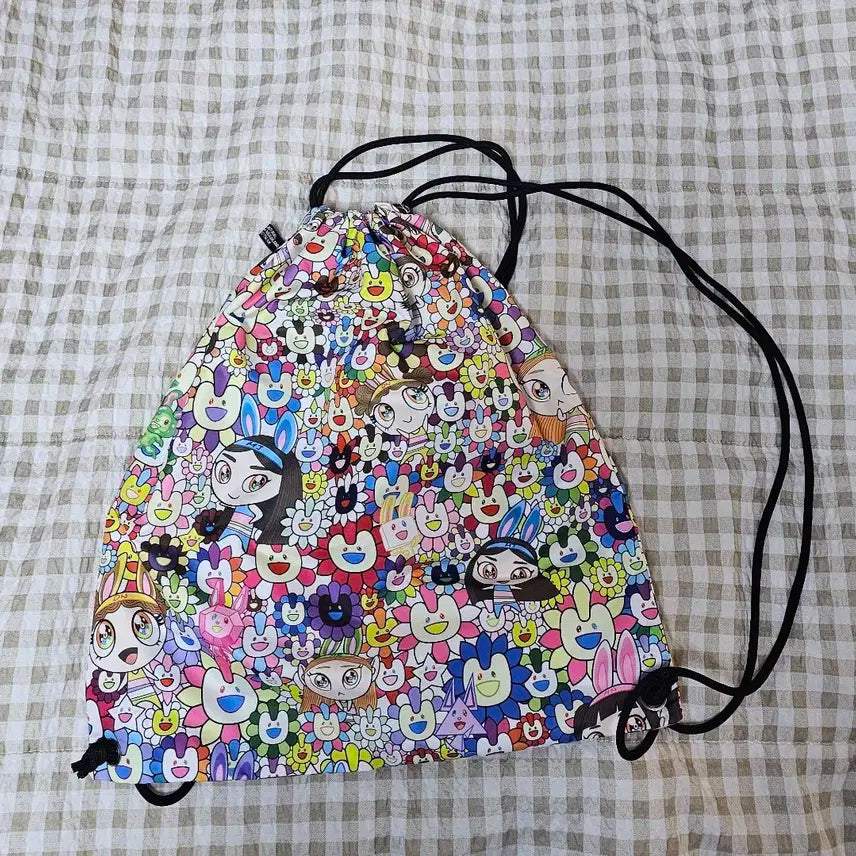 뉴진스 'Supernatural' 무라카미 Drawstring Bag