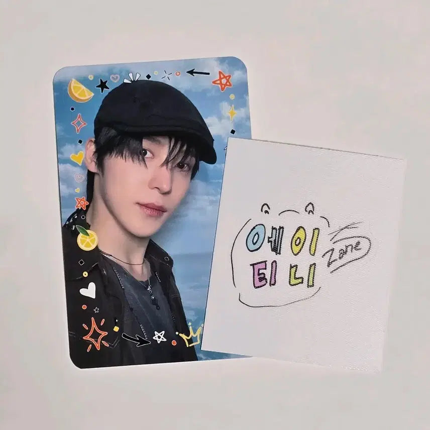 에이티즈 레몬드랍 윤호 공방포카 + 띠부씰