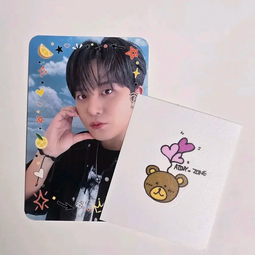 에이티즈 레몬드랍 종호 공방포카 + 띠부씰