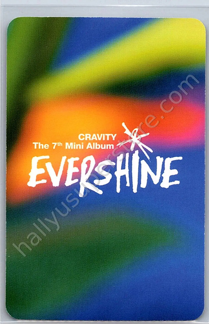 CRAVITY - Woobin - EVERSHINE album photocard Nightfall version