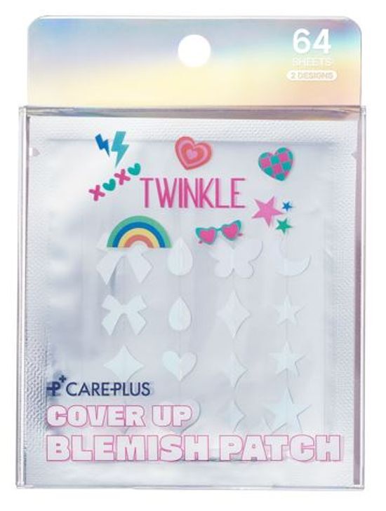 ** Care Plus Cover Up Blemish Patch Glitter Edition 64 sheets