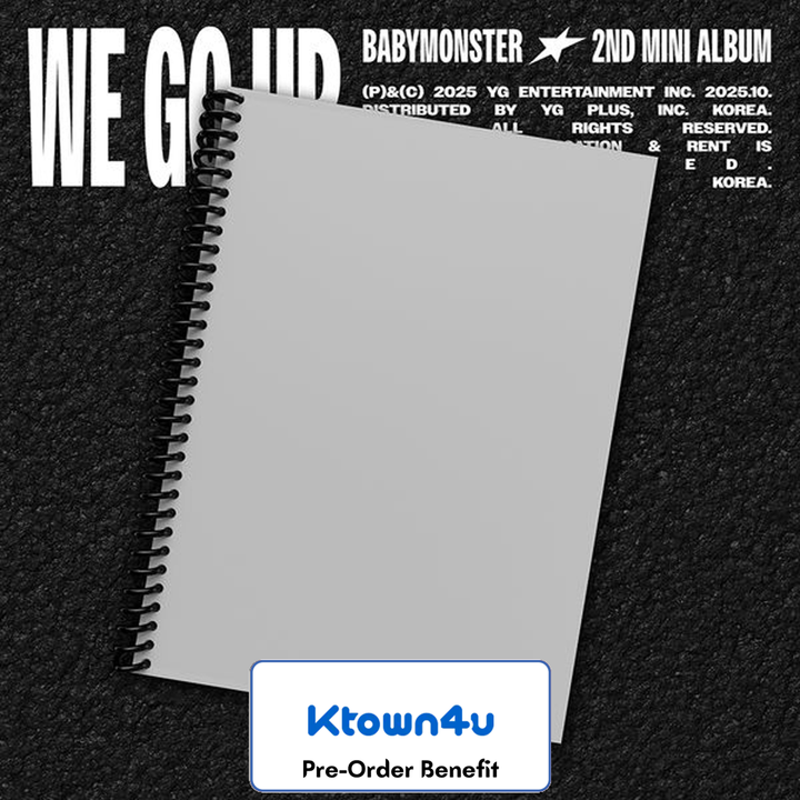 [Pre-Order] BABYMONSTER  -2nd MINI ALBUM [WE GO UP] +Pre-Order Benefit (GO Ver.) (2)