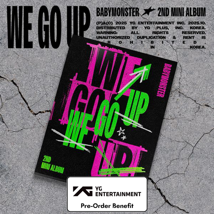 [Pre-Order] BABYMONSTER  -2nd MINI ALBUM [WE GO UP] +Pre-Order Benefit (UP Ver.) (2)