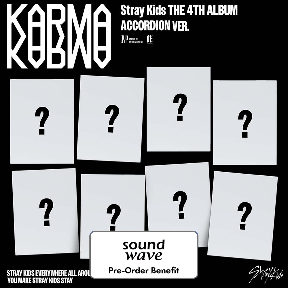 **[Pre-Order] Stray Kids - 4th Album "KARMA" [ACCORDION Ver.] +Pre -Order Benefit