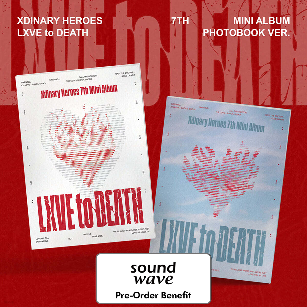 [Pre-Order] Xdinary Heroes - 7th Mini Album "LXVE to DEATH" [PhotobookVer.] +Pre-Order Benefit Photocard