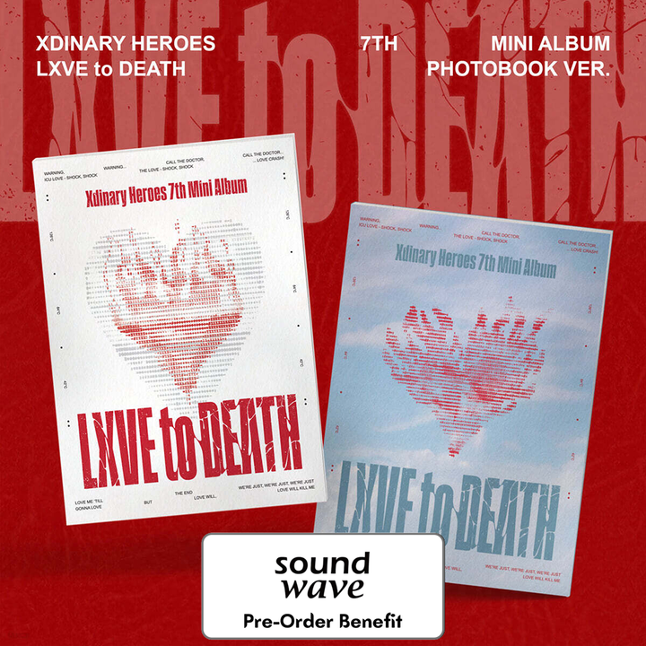 [Pre-Order] Xdinary Heroes - 7th Mini Album "LXVE to DEATH" [PhotobookVer.] +Pre-Order Benefit Photocard