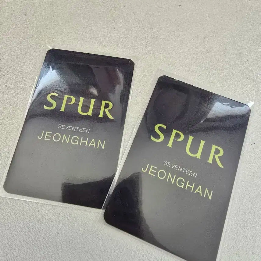 세븐틴)정한 spur 잡지 특전포카