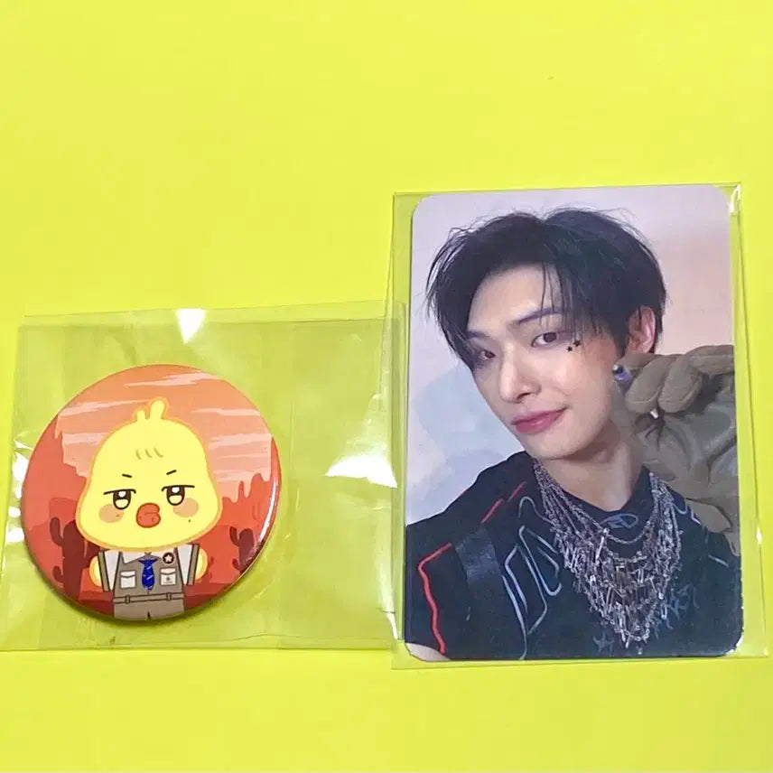에이티즈 민기 뿅밍이 핀버튼, 럭드 미개봉 일괄 양도합니다