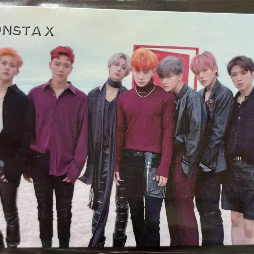 몬스타엑스 단체 포카