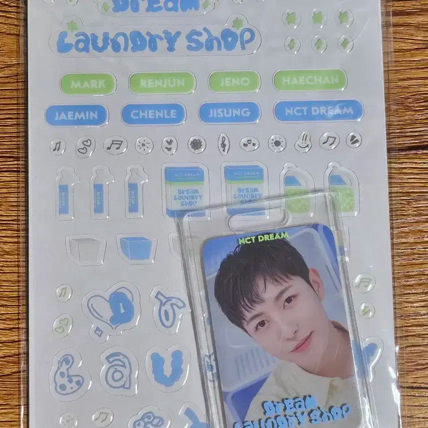 엔시티 드림 런드리샵 런쥔 포토홀더 스티커 세트