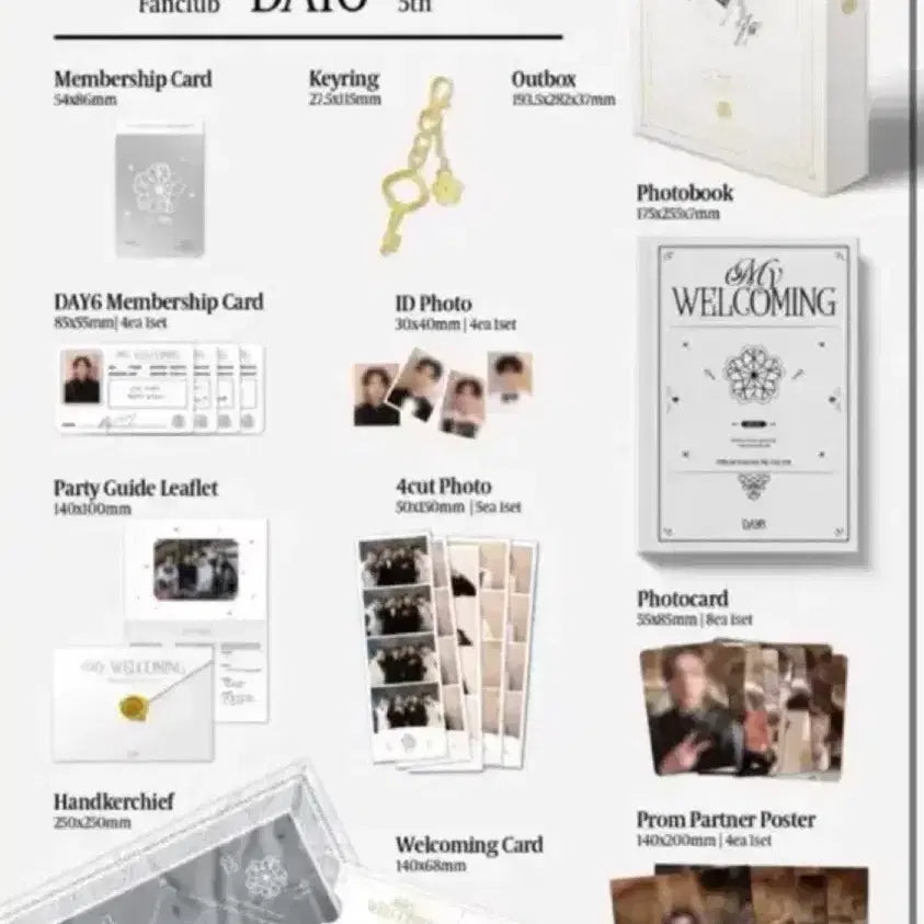 데이식스 5기 키트 판매