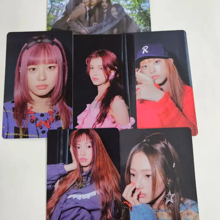 뉴진스  omg 위버스 특전 포카 세트 일괄 양도