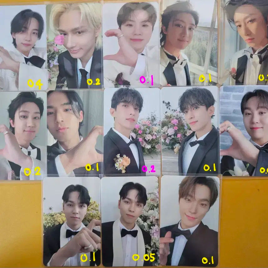세븐틴 FML 캐럿반 포카 양도 정한준우지디에잇민규도겸승관버논디노