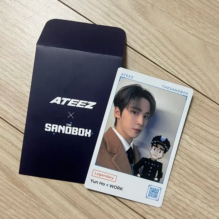 에이티즈 윤호 더샌드박스 포토카드