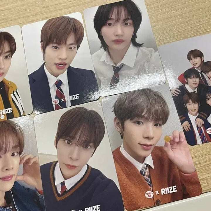 RIZE 멤버 포토카드 7종 세트