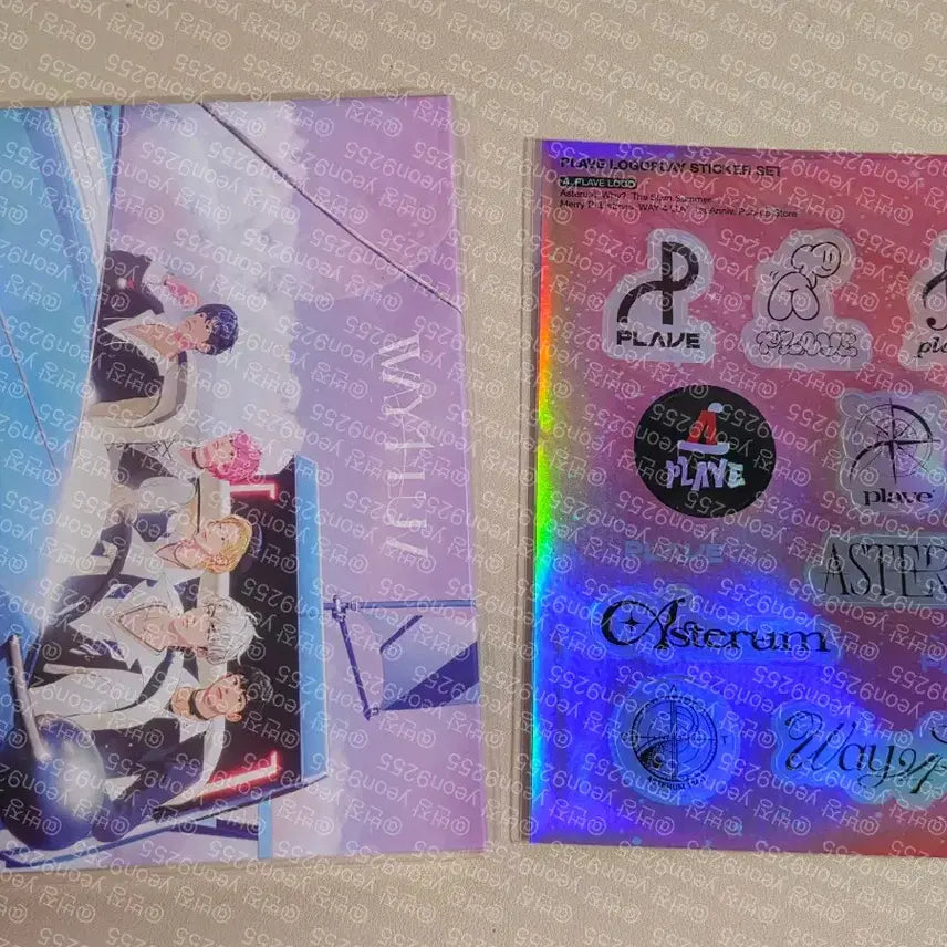 플레이브 W4L 엽서+스티커팩 원가 일괄