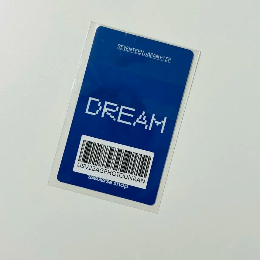 세븐틴 도겸 드림 Dream 위버스 특전 포카