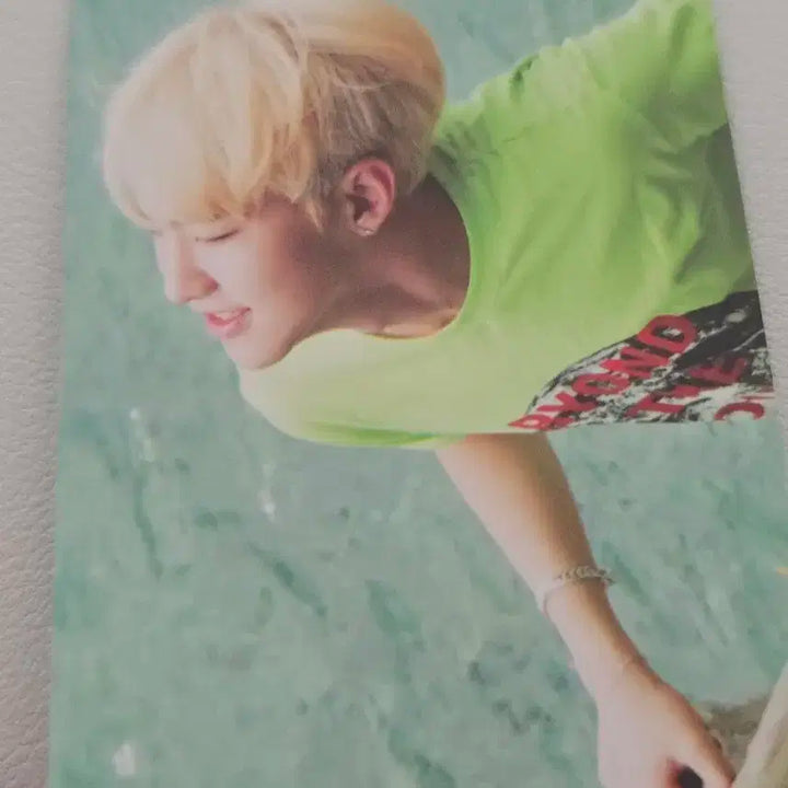 세븐틴 호시 박수 그린 포카