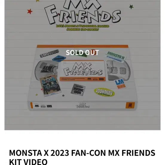 몬스타엑스 Blue Ray, DVD, Kit video