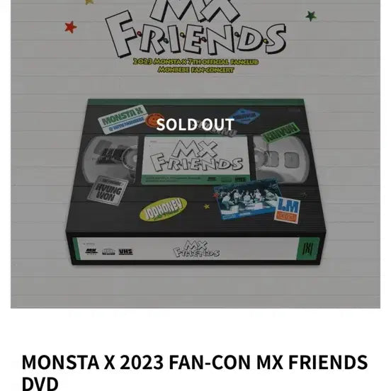 몬스타엑스 Blue Ray, DVD, Kit video