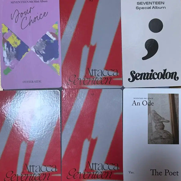 세븐틴 앨범+포카
