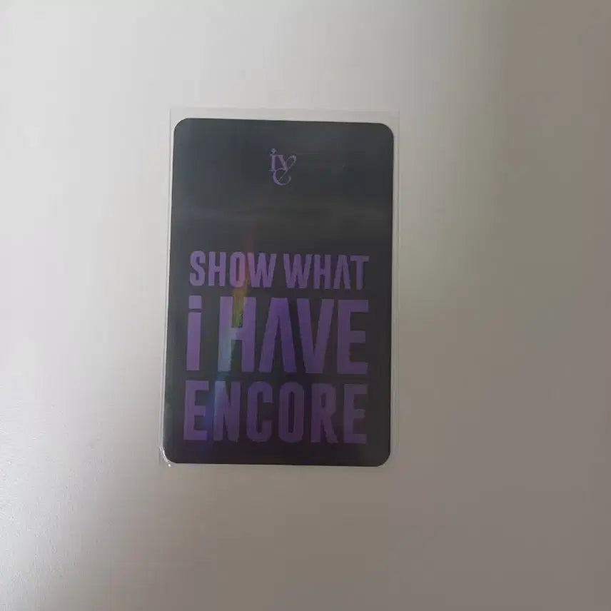 아이브 안유진 포토카드(show what i have encore)