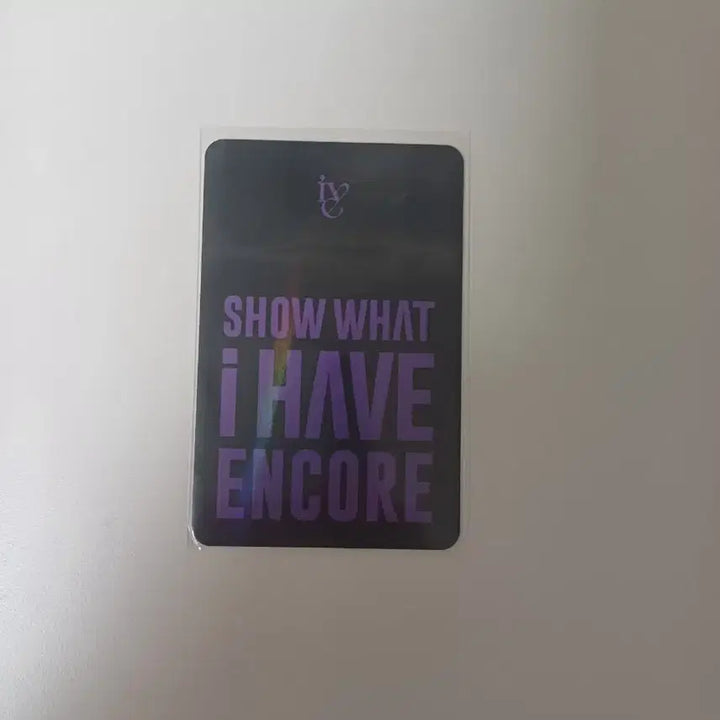 아이브 안유진 포토카드(show what i have encore)