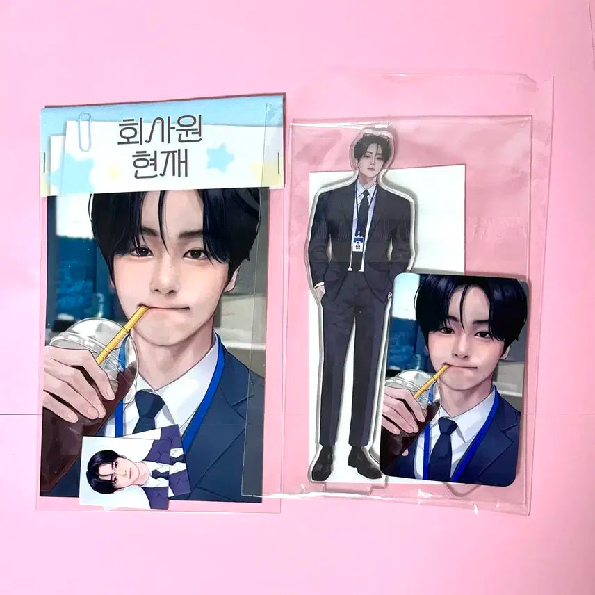 더보이즈 현재 띠아강 님 아크릴 엽서 포카 특전 비공굿