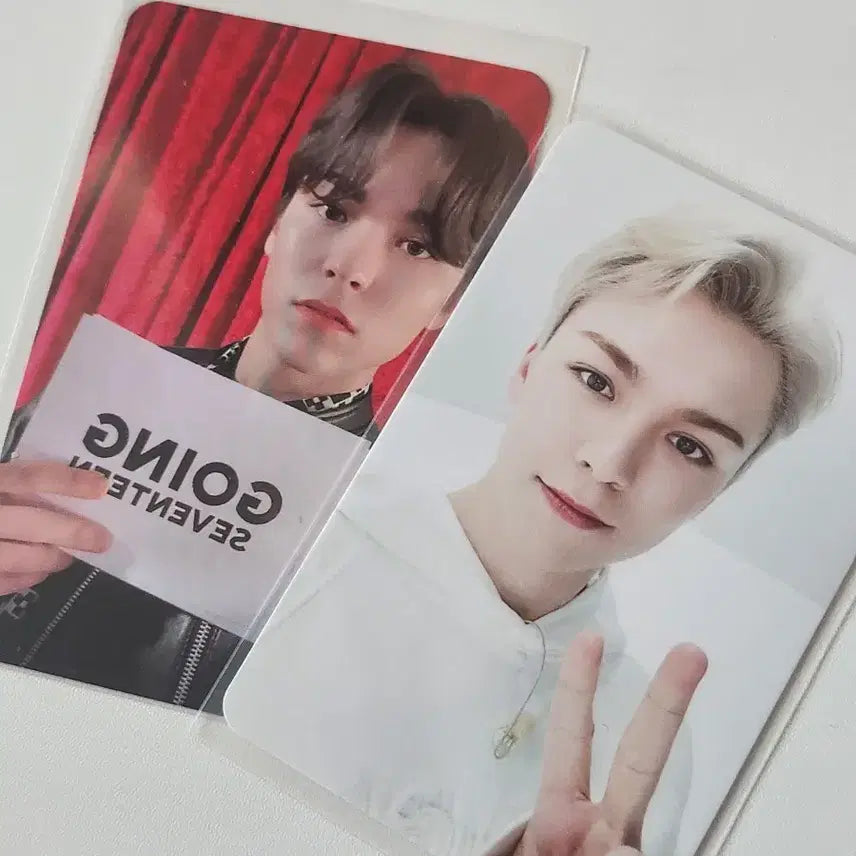 세븐틴 버논 고잉 잡지 포카 1,2 일괄
