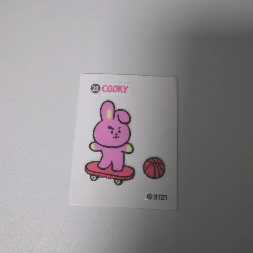 방탄 bt21 쿠키 띠부띠부씰