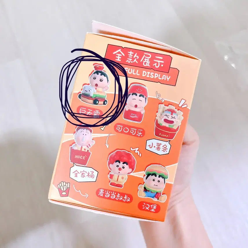 짱구 햄버거 피규어 / 미사용 새상품