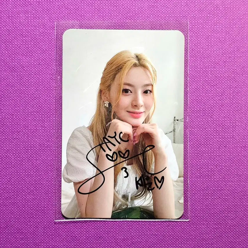 스테이씨 세은 뷰몬 공카이벤트 친필싸인 공방포카