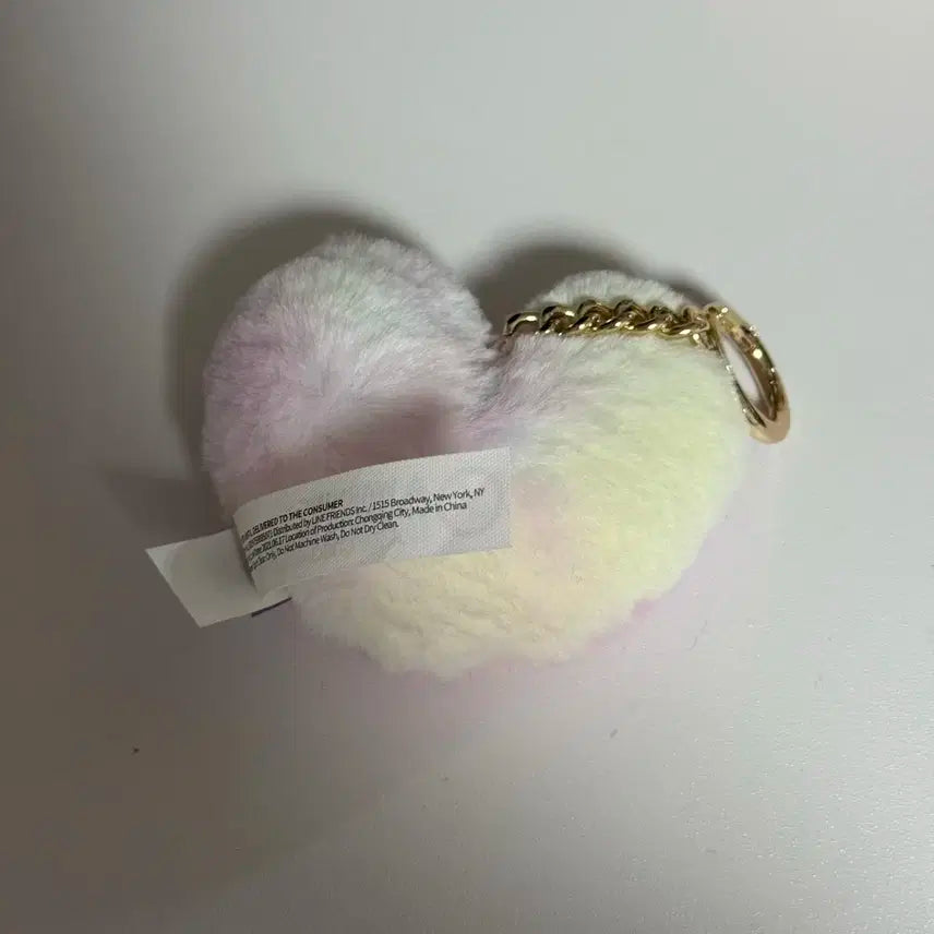 BT21 레인보우 플랫퍼 백참 키링 타타