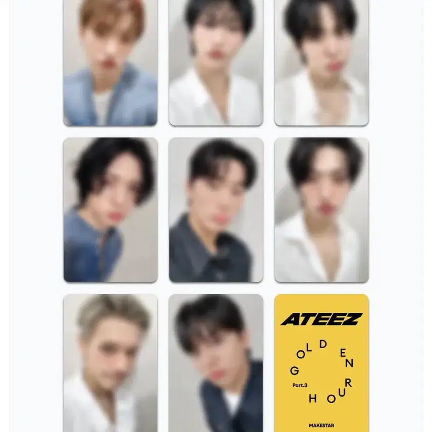 (9월 배송 예정) 에이티즈 GH PT3 메이크스타 영통 미공포