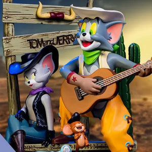 [BUNJANG] Soap Studio Tom and Jerry Cowboy Statue Figure / 소프스튜디오 톰과제리 카우보이 스태츄 피규어