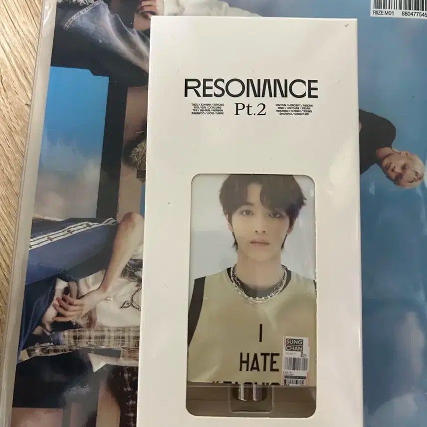 성찬 엔시티 레조넌스 프로젝션 키링 포카포함