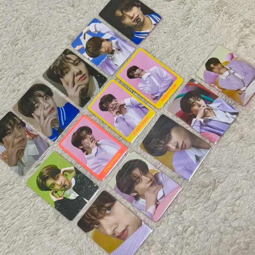 엔하이픈 제이크 디아이콘 포카 일괄 판매 양도 분철 나눔 화보 굿즈 엠디