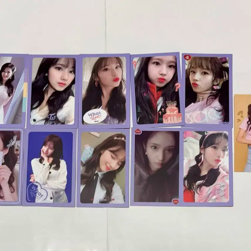 사나 왓럽 왓이즈러브 포카 풀셋 풀세트 what is love 트와이스