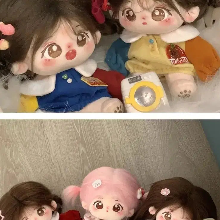 20cm 오버소매 + 스카프 솜인형 옷