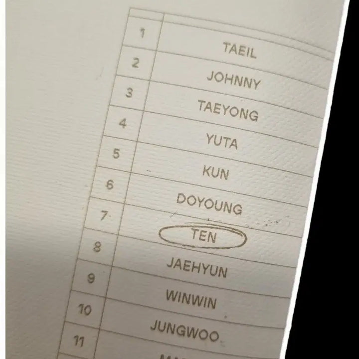 엔시티 NCT 골든에이지 텐 웨이션