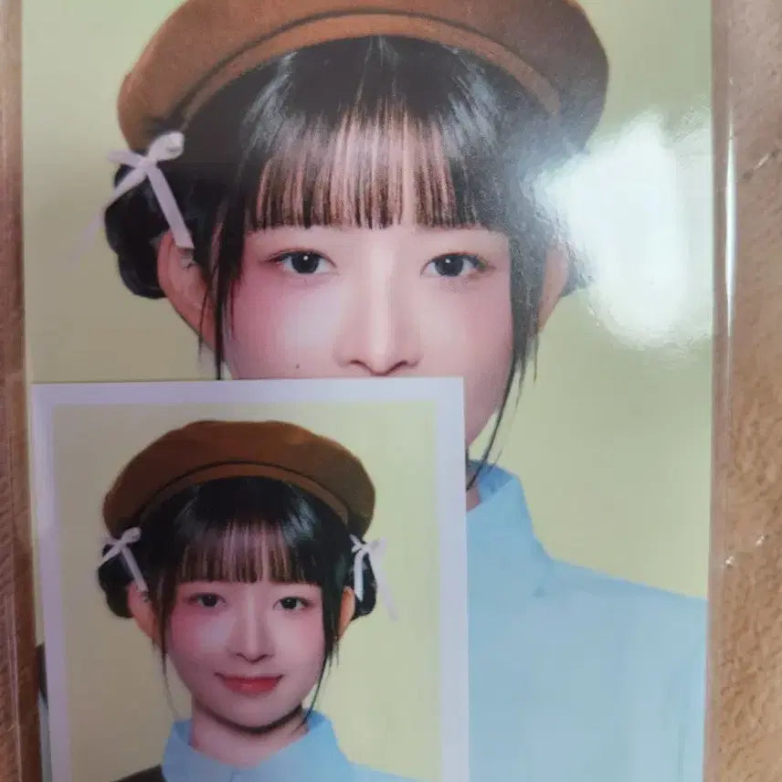 레이 포카 레이 딸기 가방 특전 포카 증명사진