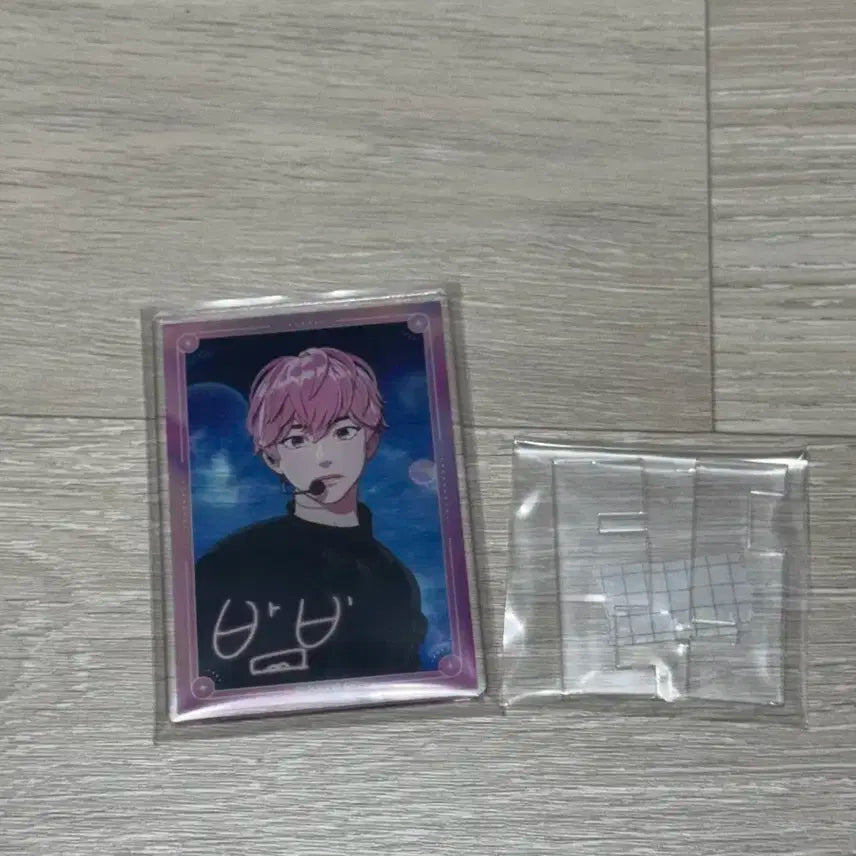 플레이브 밤비 아크릴 스탠드 기다릴게 블랙