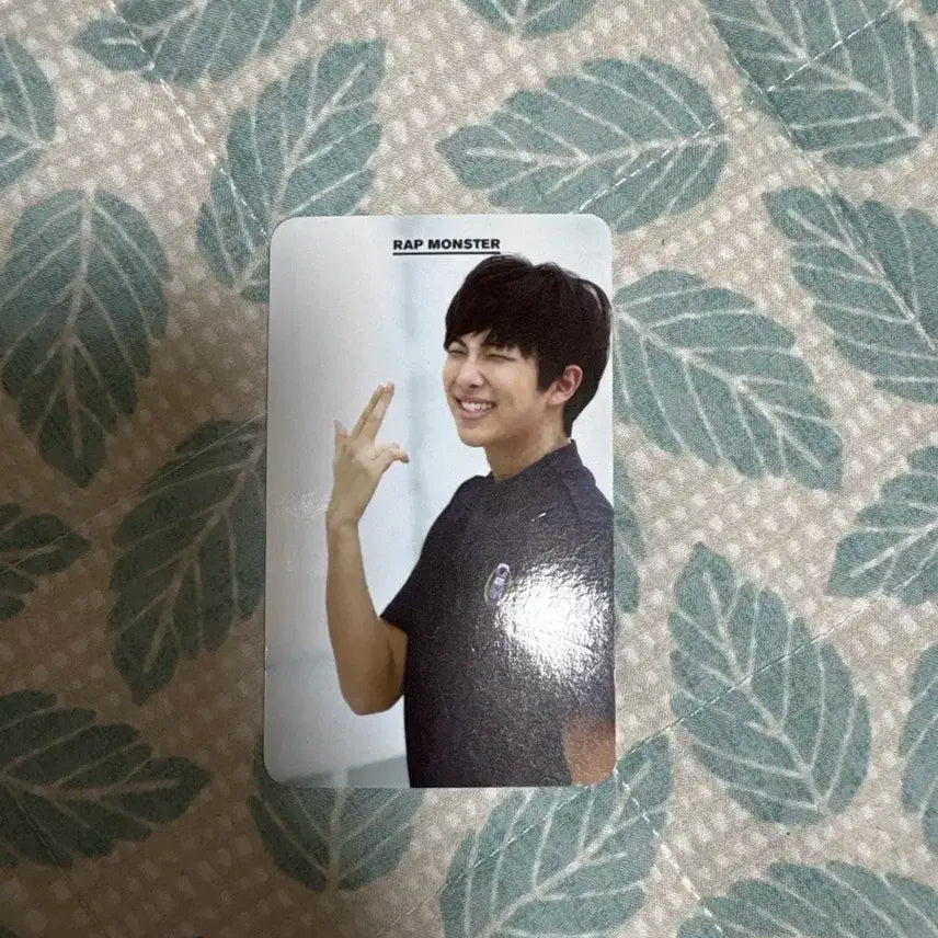 방탄 엔오 랩몬스터 포카