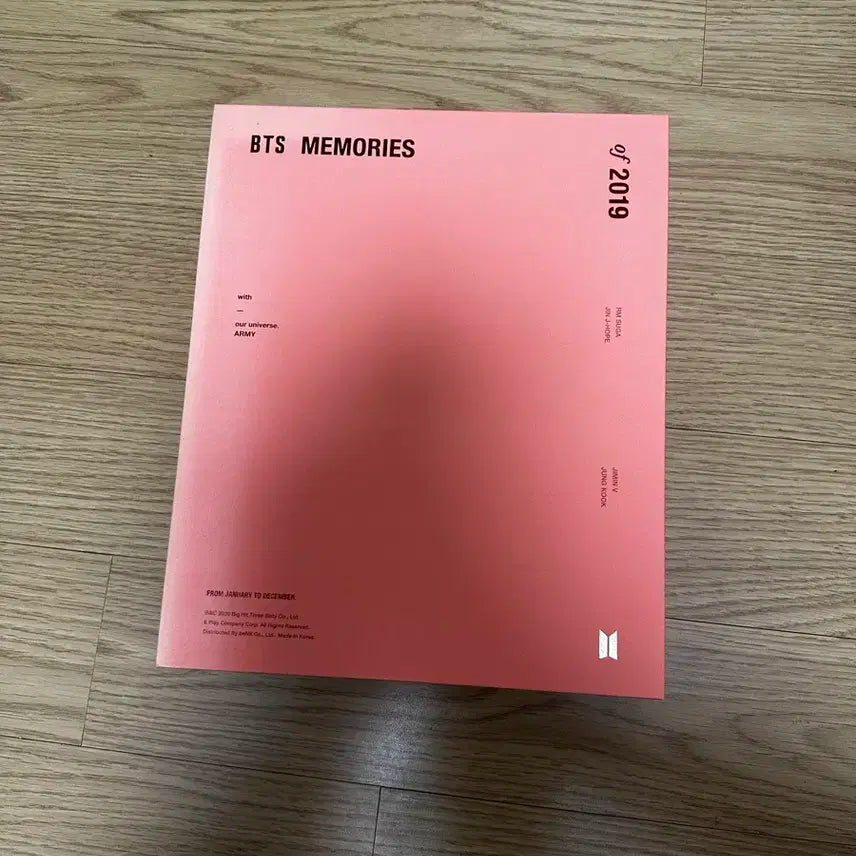 BTS 방탄소년단 메모리즈2019