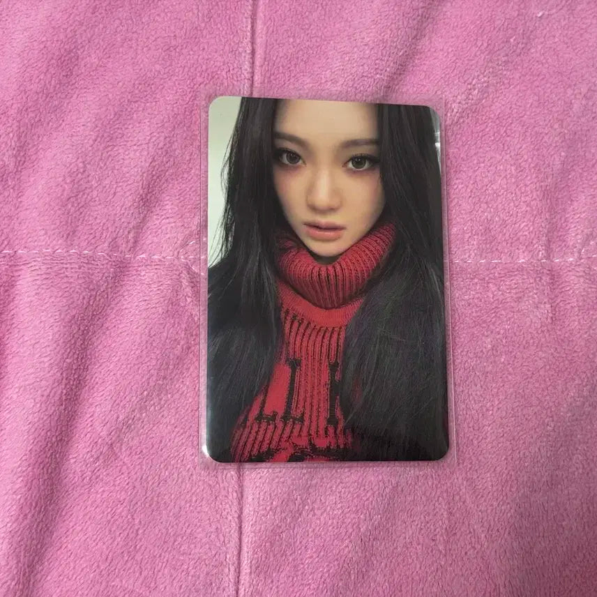 에스파 닝닝 더티워크 포카