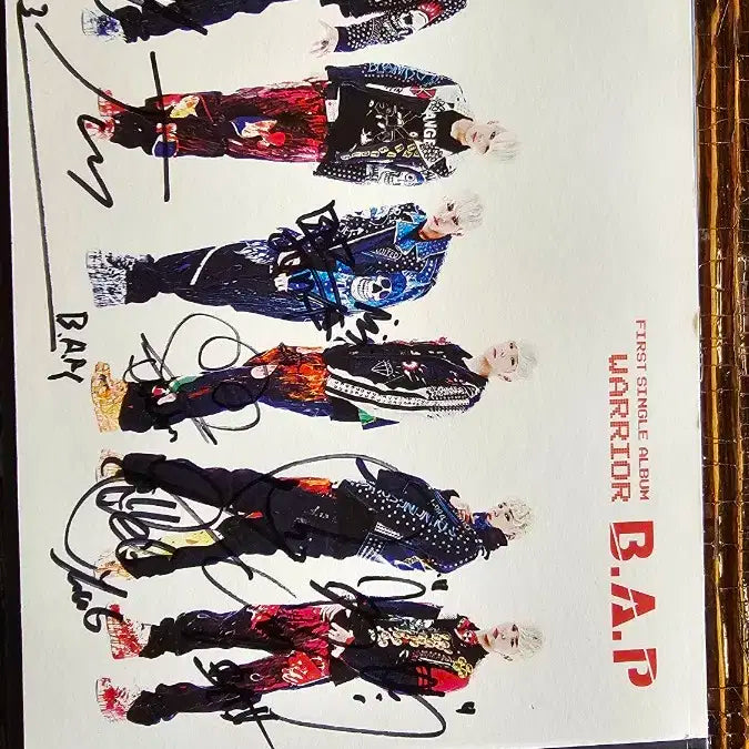 BAP First single album 싸인 앨범