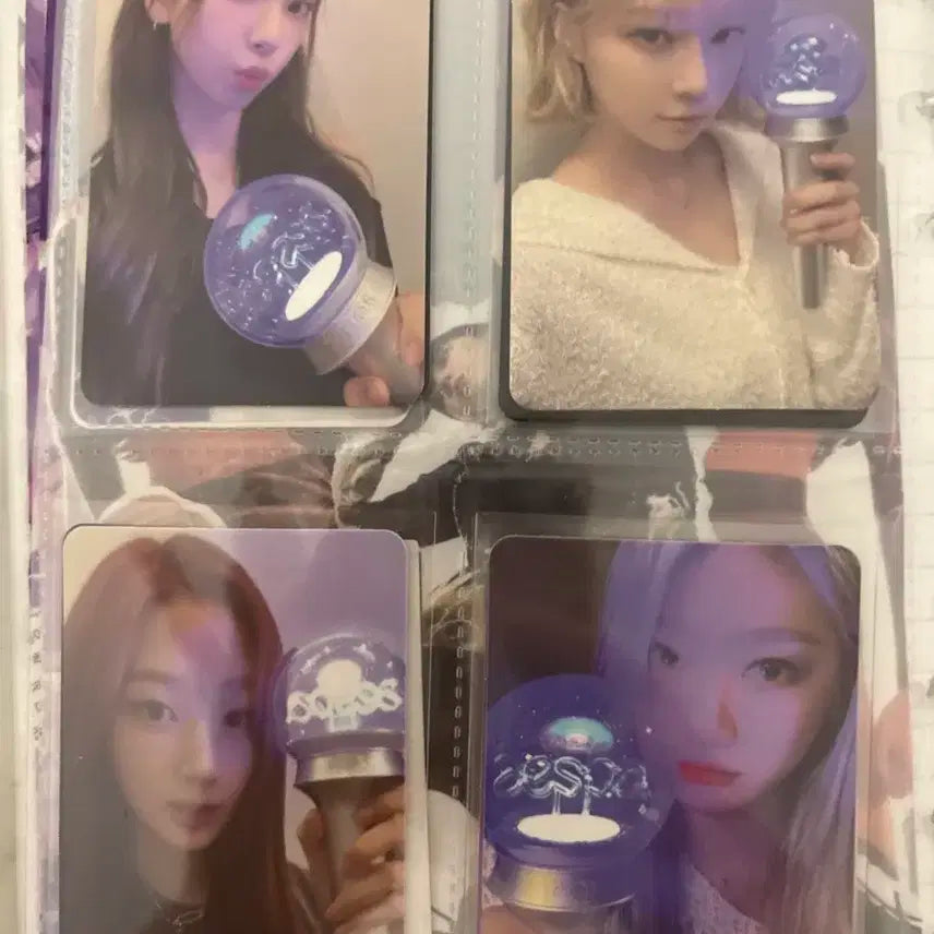 에스파 응원봉 포카 일괄
